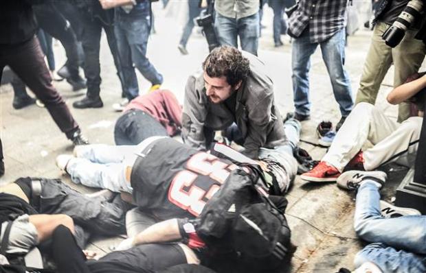 İstiklal'de gezi müdahalesi