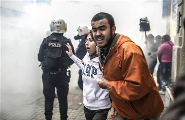 İstiklal'de gezi müdahalesi