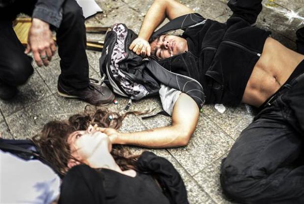 İstiklal'de gezi müdahalesi