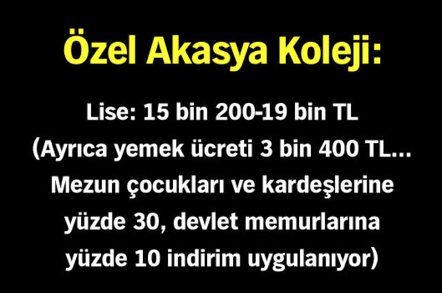 İşte ücretlerini ilan eden özel okullar!