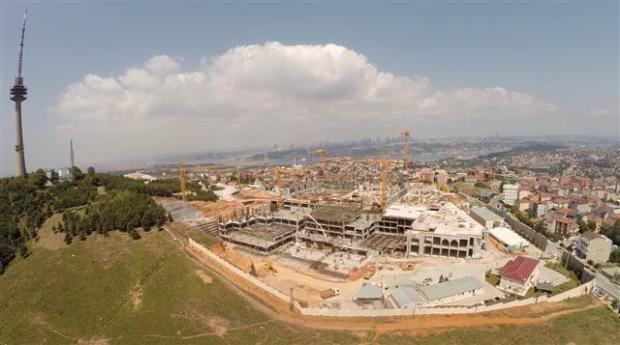 Çamlıca Camii ortaya çıkmaya başladı