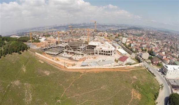 Çamlıca Camii ortaya çıkmaya başladı