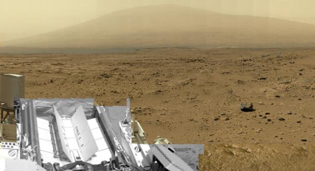 Curiosity'nin sıradışı Mars fotoğrafları
