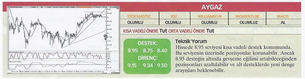 22 hisse için teknik analiz