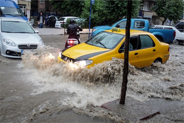 İstanbul'dan sağanak manzaraları
