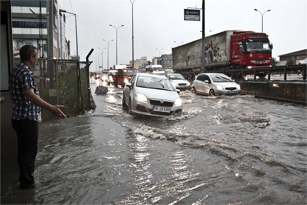 İstanbul'dan sağanak manzaraları
