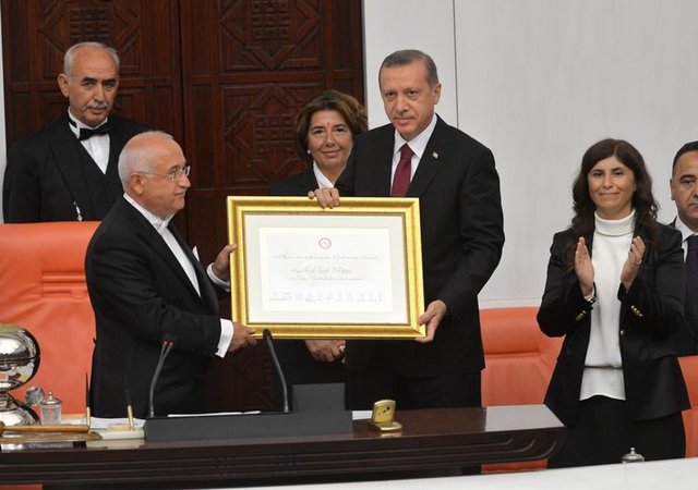 Cumhurbaşkanı Erdoğan'ın ant içme töreni