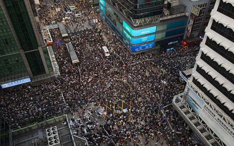 Hong Kong'da Gösteriler