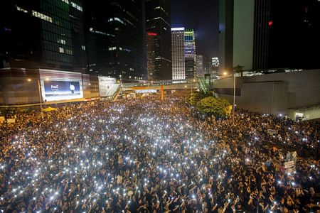 Hong Kong'da Gösteriler