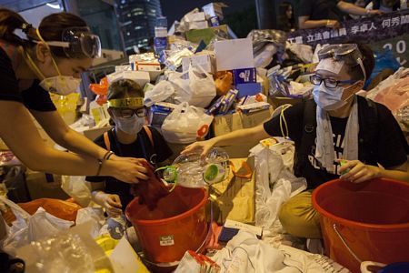 Hong Kong'da Gösteriler