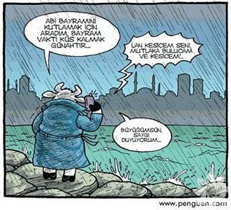 Kurban bayramı karikatürleri...
