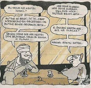 Kurban bayramı karikatürleri...
