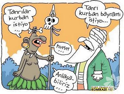 Kurban bayramı karikatürleri...
