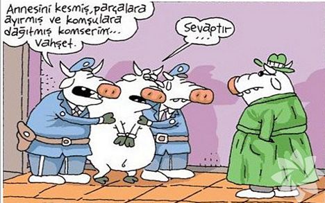 Kurban bayramı karikatürleri...
