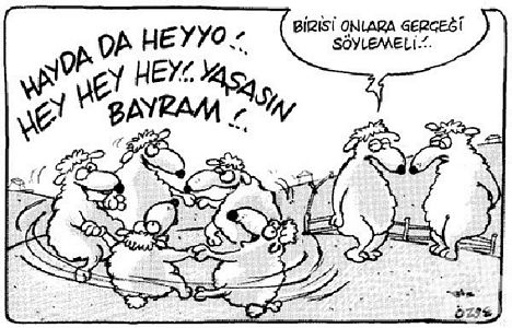 Kurban bayramı karikatürleri...
