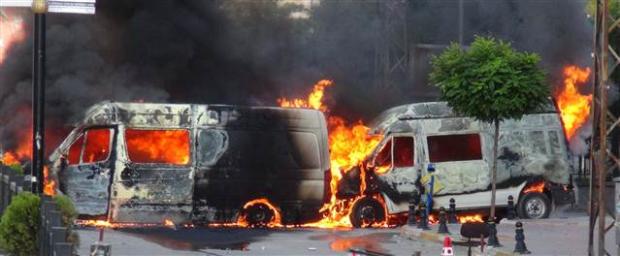 Yurtta Kobani protestosu