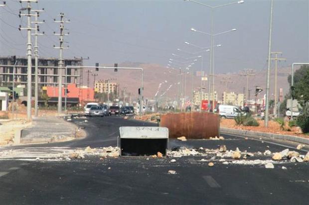 Yurtta Kobani protestosu