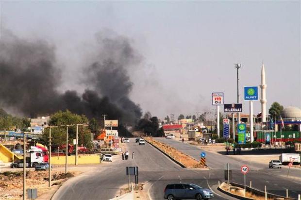 Yurtta Kobani protestosu