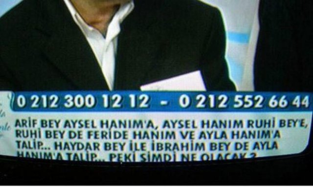 Televizyonda yaşanmış saçmalıklar
