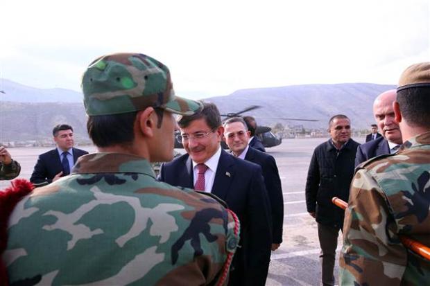 Başbakan Davutoğlu Kuzey Irak'ta