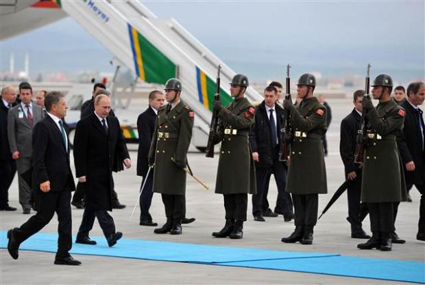 Rusya Devlet Başkanı Putin Ankara'da