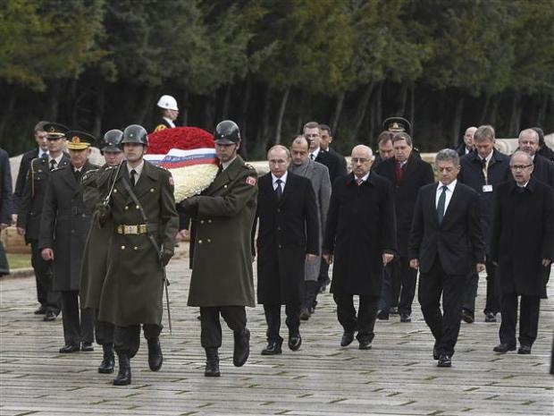 Rusya Devlet Başkanı Putin Ankara'da