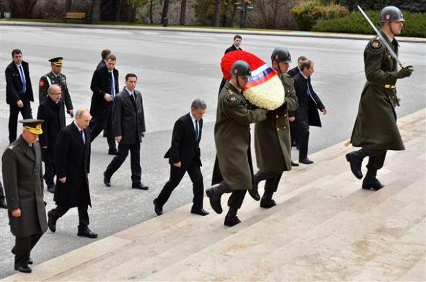 Rusya Devlet Başkanı Putin Ankara'da