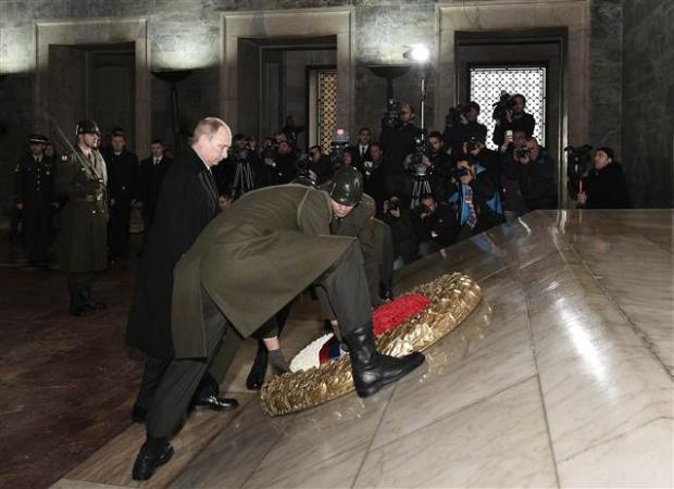 Rusya Devlet Başkanı Putin Ankara'da