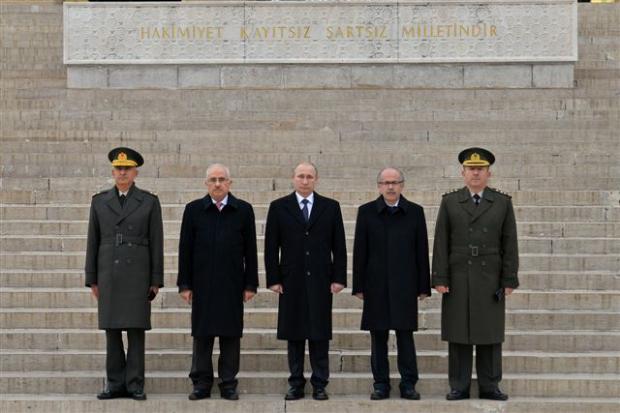 Rusya Devlet Başkanı Putin Ankara'da