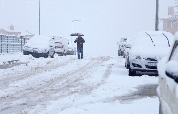 İstanbul'dan kar manzaraları