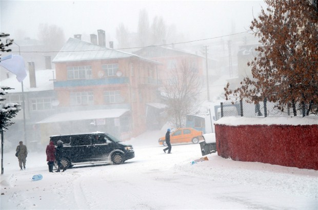 İstanbul'dan kar manzaraları