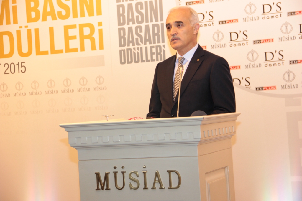 MÜSİAD 15.  Ekonomi Basını Başarı Ödülleri