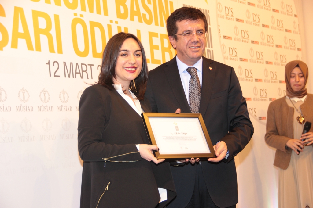 MÜSİAD 15.  Ekonomi Basını Başarı Ödülleri