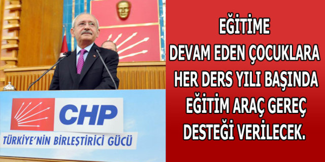 İşte CHP'nin genel seçim paketi!