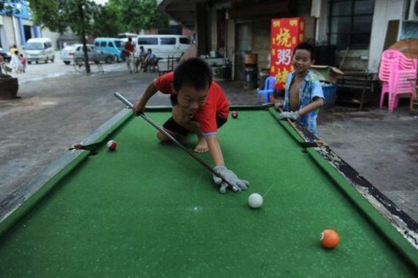 Böyle bilardo görmediniz