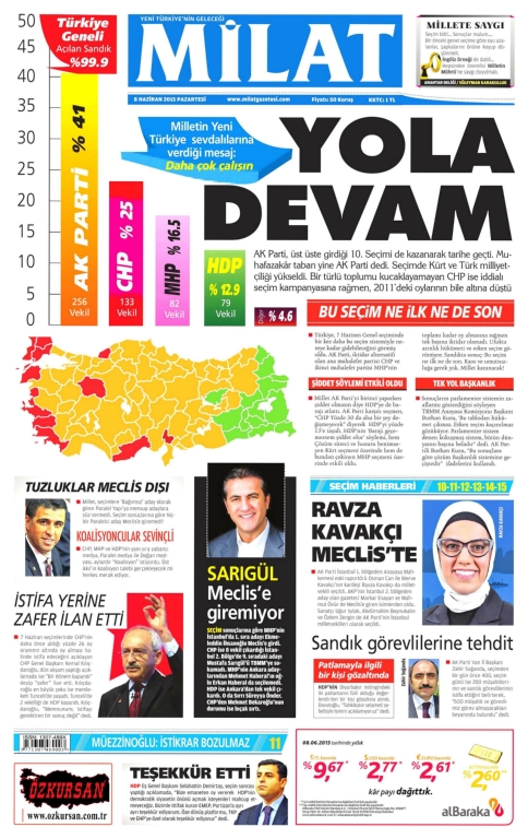 Seçim sonucunu hangi gazete nasıl gördü?