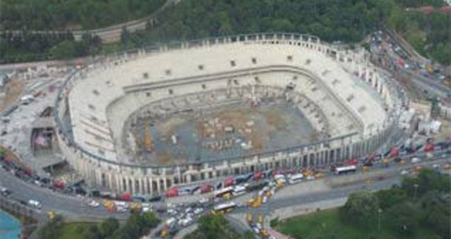 Vodafone Arena inşaatında flaş gelişme