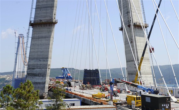 3. köprünün yüzde 70'i tamamlandı