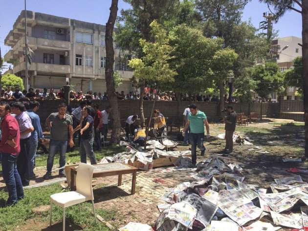 Şanlıurfa Suruç patlama fotoğrafları 