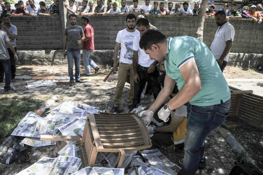 Şanlıurfa Suruç patlama fotoğrafları 