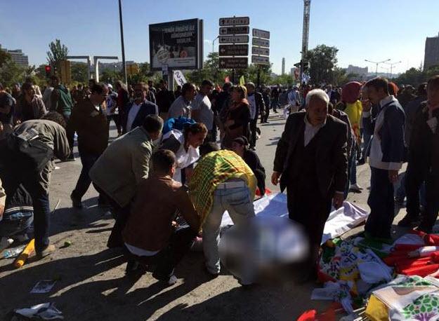 Ankara'daki patlama sonrası ilk görüntüler