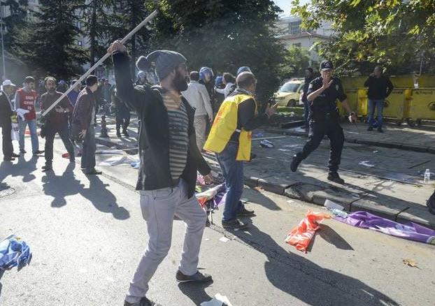 Ankara'daki patlama sonrası ilk görüntüler