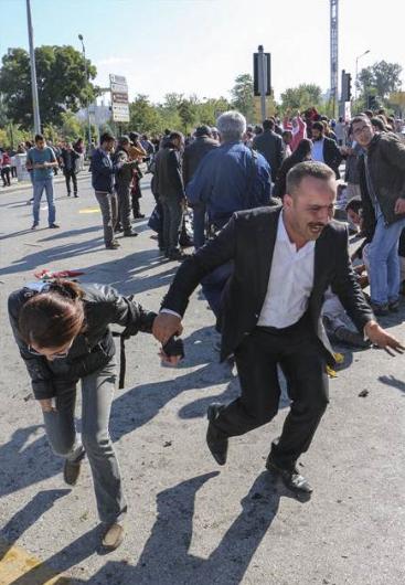 Ankara'daki patlama sonrası ilk görüntüler