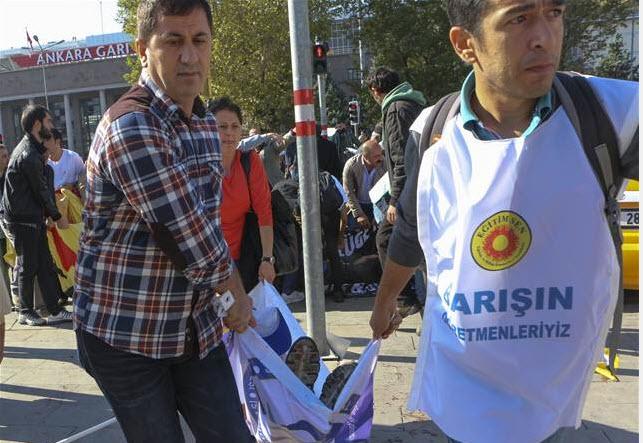 Ankara'daki patlama sonrası ilk görüntüler