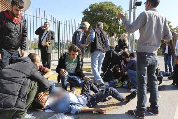 Ankara'daki patlama sonrası ilk görüntüler