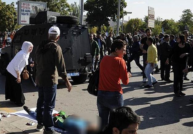 Ankara'daki patlama sonrası ilk görüntüler