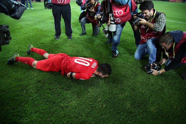 TFF, Milli maçın fotoğraflarını yayınladı