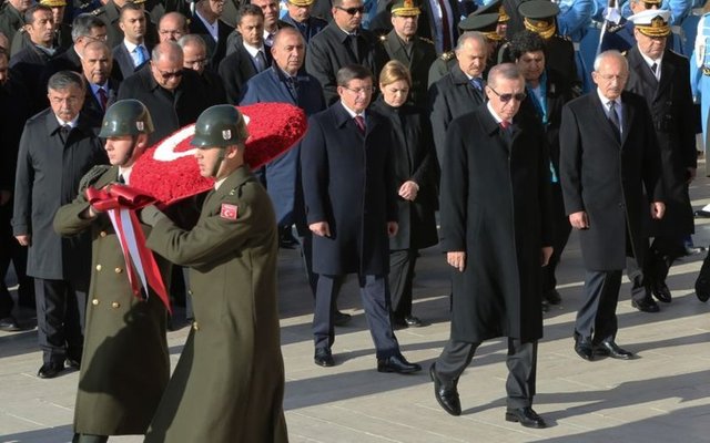 Anıtkabir'de 10 kasım töreni