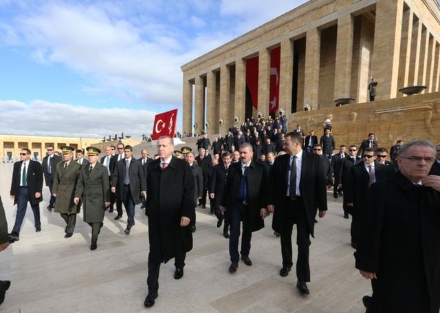 Anıtkabir'de 10 kasım töreni