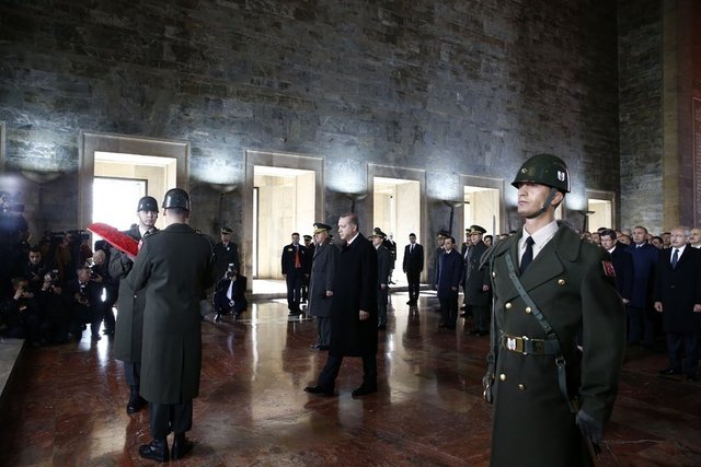 Anıtkabir'de 10 kasım töreni